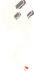 cartoon doodle british plug