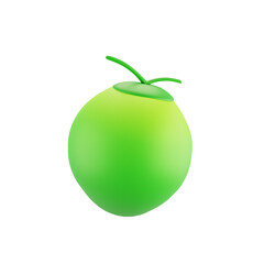 3D Coconut icon