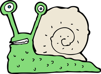 cartoon snail