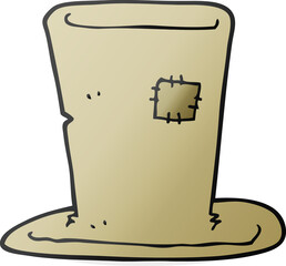 cartoon tramp top hat