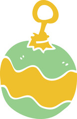 cartoon doodle christmas decoration