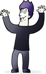 cartoon halloween vampire