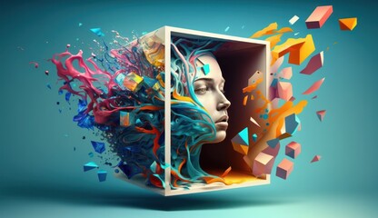 Thinking Outside the Box Concept