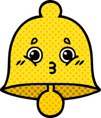 comic book style cartoon bell