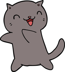 Obraz premium cartoon cat