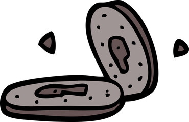 cartoon doodle money coins