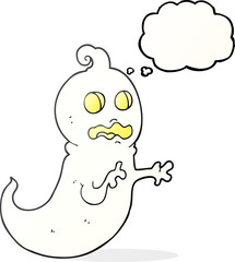 thought bubble cartoon ghost