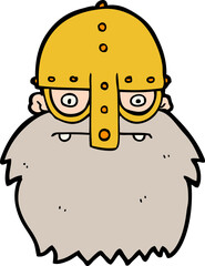 cartoon viking face