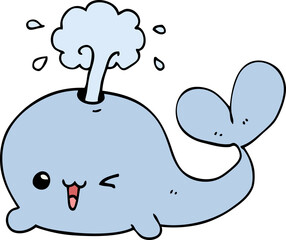 cartoon whale