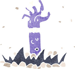 cartoon zombie arm