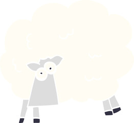 cartoon doodle funny sheep