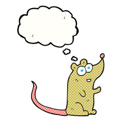 thought bubble cartoon mouse