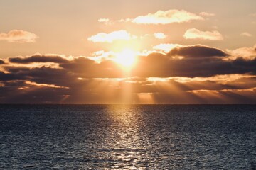 Sunset ocean