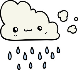 cartoon storm cloud