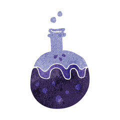 retro cartoon magic potion