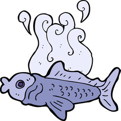 cartoon funny fish
