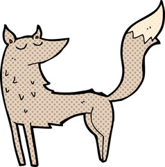 cartoon wolf
