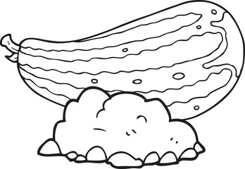 black and white cartoon marrow