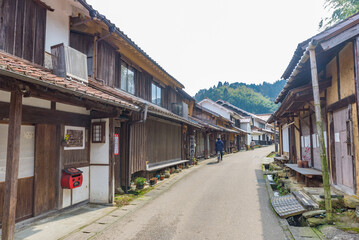 The mining settlement of Omori Ginzan in the Iwami Ginzan Silver Mine, UNESCO World Heritage Site, Shimane Prefecture, Japan