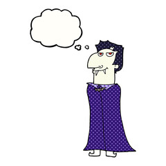 thought bubble cartoon vampire