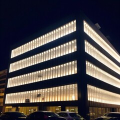 Obraz premium building at night