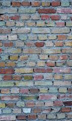 old brick wall for photo background