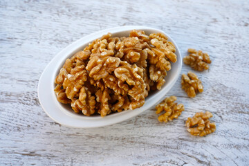 walnuts in a bowl