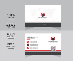 Modern professional business card