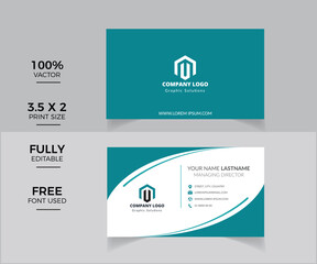 Modern professional business card