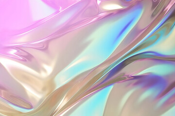 Shiny hologram backdrop Generative AI