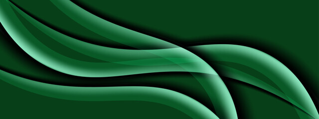 Modern green white background design