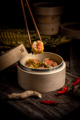 Traditional Hong Kong dim sum is a very delicious.