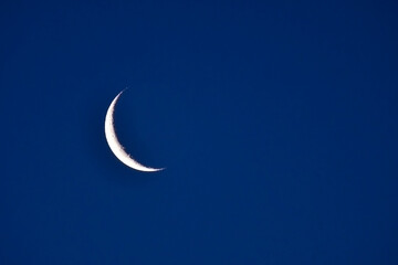 Fototapeta na wymiar Moon in the sky, Patagonia, Argentina