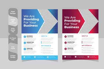  corporate abstract  digital marketing shape trendy flyer magazine leaflet design with creative abstract geometric shape template design
