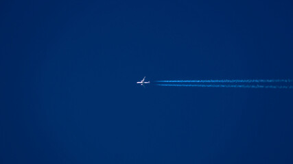 Airplane in the sky © Sanchay