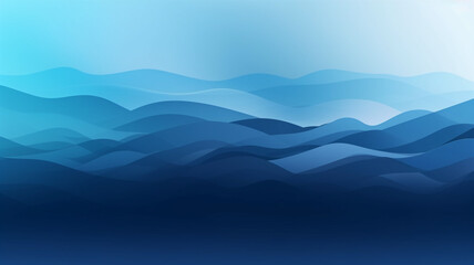 Fototapeta na wymiar gradient panorama background. blue. generative ai