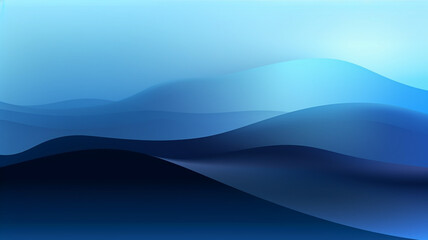 Naklejka premium gradient panorama background. blue. generative ai