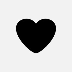 Heart Icon - Vector, Love Sign and Symbol for Design, Presentation, Website or Apps Elements. 