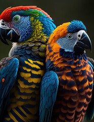 Obraz premium Parrot IA generativa