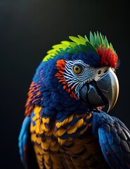 Obraz premium Parrot IA generativa