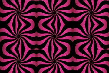 Abstract vector geometric background with circular lines that create a sense of movement and illusion