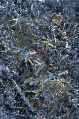 scrap metal parts and bits background