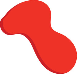 Hand drawn abstract 3D icons. Drawing design ornaments. hand made flowers, shapes, arrows