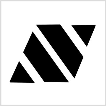 Parallelogram icon black color. Vector Illustration for Icon, Symbol, Logo etc
