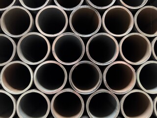stack of pipes
