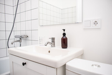 modern bathroom sink and faucet