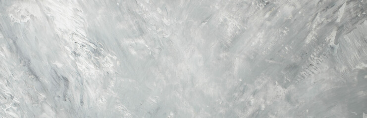 gray concrete background, grunge gray abstract background, Long banner format. top view