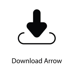 Download arrow icon design stock illustration