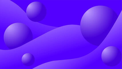 Purple liquid abstract background with bubbles. Gradation background.