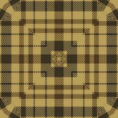 Creative Scottish tartan pattern that widely used for flannel shirt fabric, tablecloth, blanket, skirt, area rug, bedding, digital paper, wrapper, wall covering, quilt, comforter, duvet cover printing